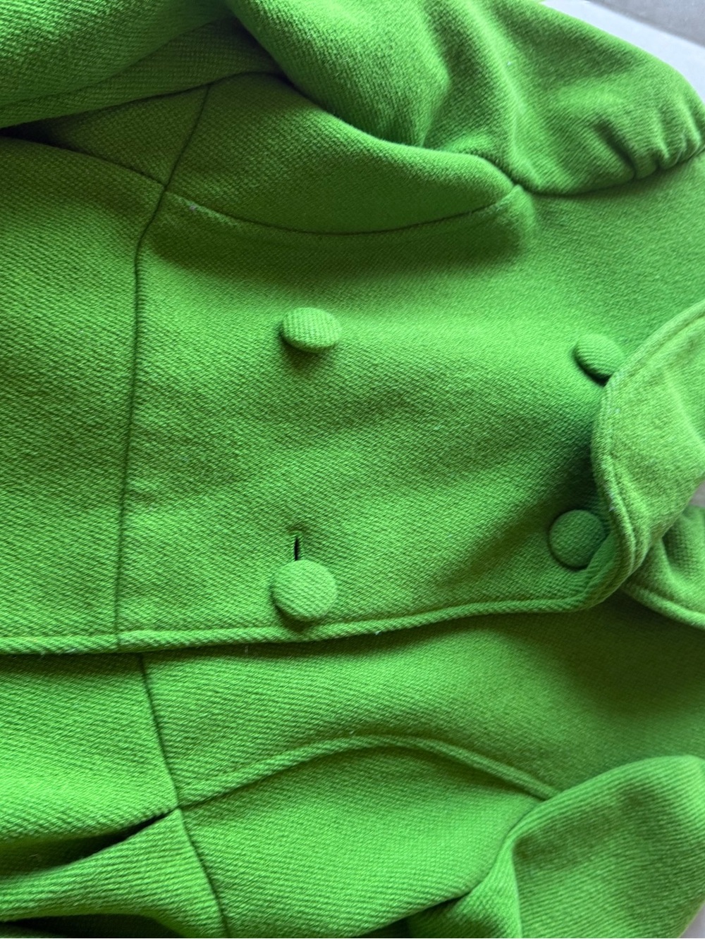 Vintage Emerald Green Peacoat Wool Blend  by Old Navy Size Small - Picture 7 of 11